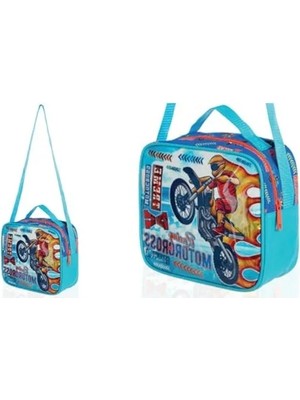 Esranın Dünyası Kids Beslenme Çantası, Motocross, Pvc