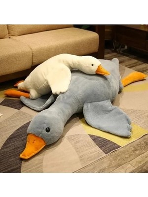 Esranın Dünyası 75 cm Uzunluğunda Peluş Kaz Yastık, Rahat ve Sevimli Tasarım