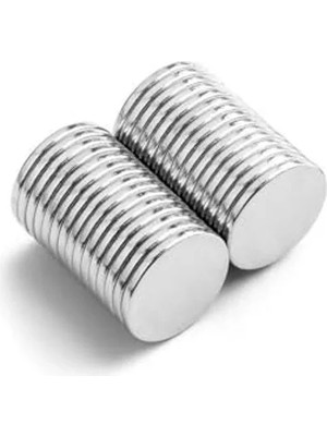 Esranın Dünyası Yuvarlak Neodyum Mıknatıs, 10 mm x 1 mm Ölçüler ile 10 Adet Güçlü Magnet