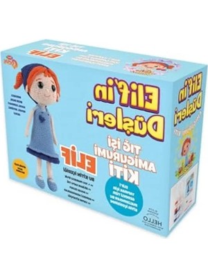 Esranın Dünyası Elif'in Düşleri Amigurumi Kiti - Tığ Işi Seti