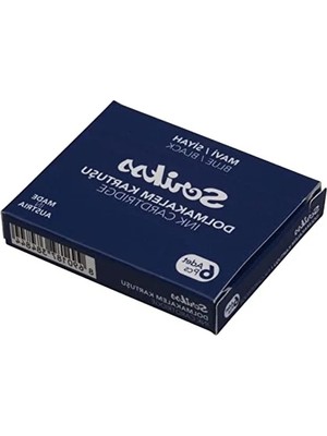 Esranın Dünyası Mavi Siyah 6'lı Dolma Kalem Kartuşu, Scrikss Markası