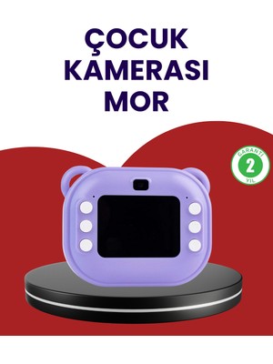 Emh Store Eğlenceli Şipşak Çocuk Kamerası – Oyun, Müzik ve 18 Efektli Anında Baskı - Lisinya