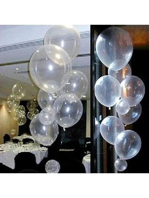 Esranın Dünyası Jumbo Değil, 12 Inç Şeffaf Balon Seti, 20 Adet