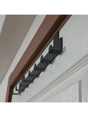 Esranın Dünyası Metal Mat Siyah Askılık, Kapı Arkası Organizer ve Düzenleyici