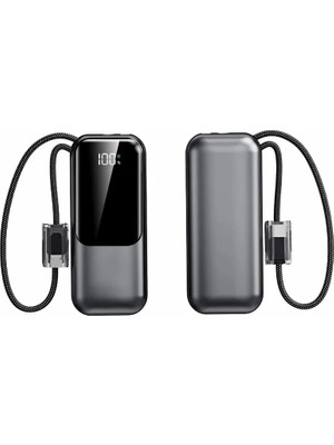 Laraheiser Type C ve Lightning Destekli Yüksek Kapasiteli Powerbank 13000 Mah