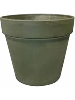 Esranın Dünyası 25X23 cm Gri Plastik Saksı