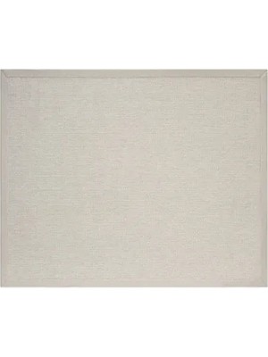 Vivense Bordürlü Hasır Dokulu Sisal Makine Halısı, Bej, 100X150