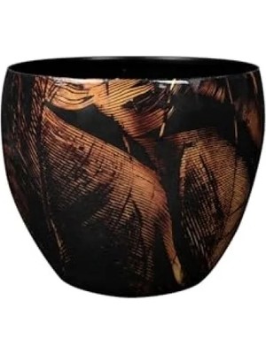 Esranın Dünyası El Yapımı Metal Saksı - 21X16 cm