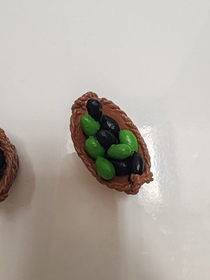 'gemlik Zeytin Sepeti '- Dekoratif El Yapımı Magnet