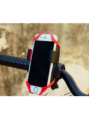 Ozcmax Lastik Destekli Standlı Bisiklet Telefon Tutuucu