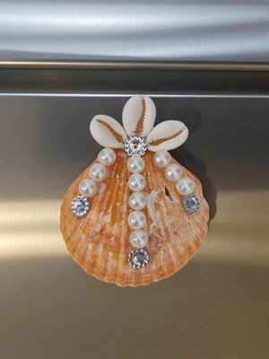 “kıyı Masalı Koleksiyonu” El Yapımı Deniz Kabuklu Magnet 5