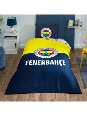 Taç Lisanslı Fenerbahçe Efsane Pamuk Tek Kişilik Nevresim Takımı