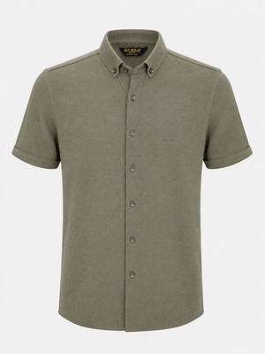 Classics Men Jet Polo Likralı Kısa Kol Slim Fit Gömlek - 7669