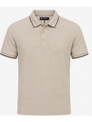 Classics Men Gewer Slim Fit Erkek Polo Yaka Kısa Kol Tişört  7680