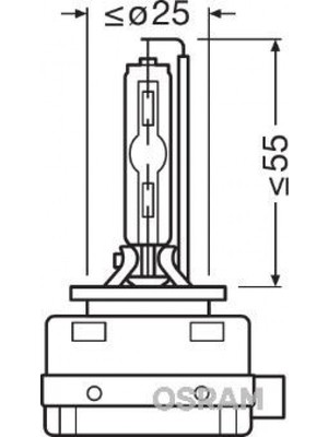 Osram Zengemtx D1S 35W Xenon Ampul Gaz Desarjli