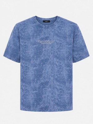 Classics Men Baros Slim Fit Erkek Kısa Kol Yıkamalı Tshirt  7678