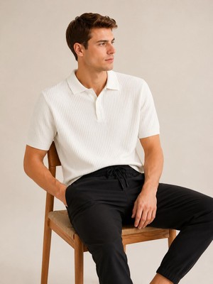 Classics Men Turbulance Slim Fit Erkek Polo Yaka Triko Tişört  7674