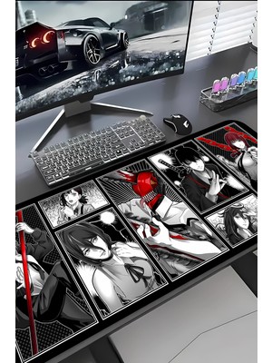 Charmbi Chainsaw Man Mouse Pad – 30X70 Gaming Mousepad, Kaymaz Taban Büyük Oyuncu