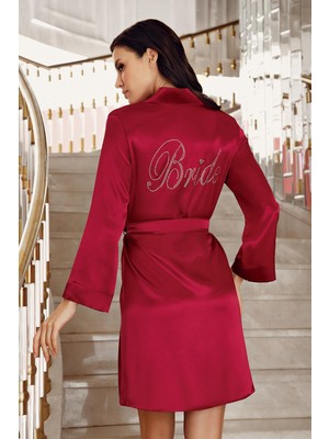 İmaj Kadın Saten Bride Sabahlık 113