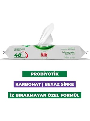 Çok Amaçlı Mop Uyumlu Yer Temizlik Havlusu 50 Yaprak | Lavanta Yağlı | Beyaz Sirke & Karbonat | 48 Saat Temizlik Etkili | Iz Bırakmayan Formül