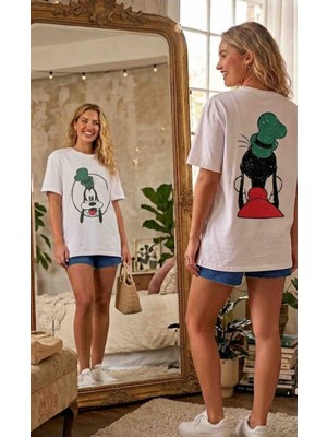 Modelist Karakter Baskılı Basıc Tunik Boy Tshirt