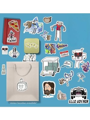 Regular Paketi/bullet Journal Defter Çıkartma Ajanda Laptop Etiket