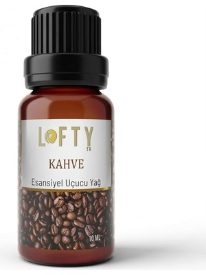 Lofty Kahve Saf Uçucu Yağ (10ML) -%100 Doğal Esansiyel Yağ | Buhurdanlık, Difüzör ve Oda Kokusu Için Ferahlatıcı Etki