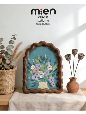 Janset Akasya Fotoğraf Çerçevesi 15*20 Cm, Camlı Çerçeve,dekoratif Çerçeve