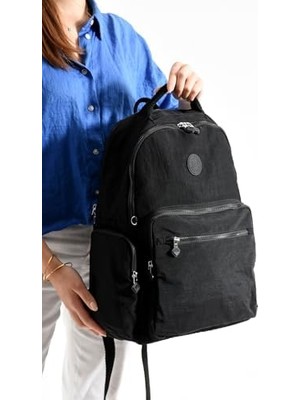 Louisiana Polo Bolsas Kadın Okul Sırt Çanta Siyah 1094
