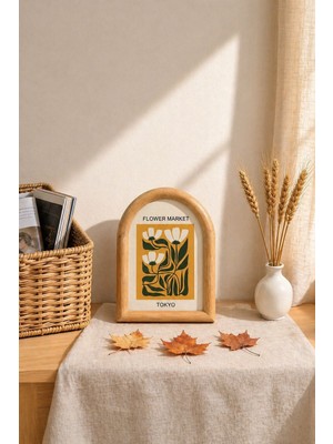 Janset Bambu Çerçeve 13*18 Cm, Camlı Çerçeve,