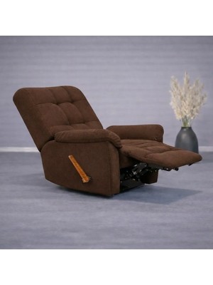 Smarto Relax TV Koltuğu Berjer – Paris Serisi, Manuel Mekanizmali Modern Baba Koltuğu, Ergonomik Sırt Destekli Tasarım, , Dekoratif Tekli Koltuk (Salon/Oturma Odası)