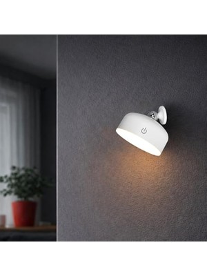 Lenda 02 Beyaz Şarjlı Ledli Aplik 1X1.8W 3000K