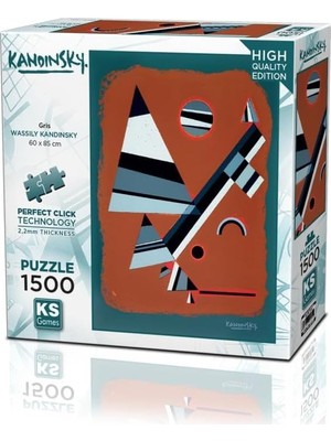 Ks Puzzle 1500 Parça Kandinsky Gris