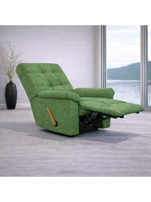 Smarto Relax Ticino Manuel mekanizmali Ergonomik TV Koltuğu Berjer , Dekoratif Baba Koltuğu