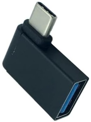 4658 Type C 3.1 To USB 3.0 Şarj 90 Dirsek Köşe Çevirici Dönüştürücü Adaptör