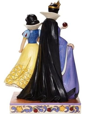 Jim Shore Traditions Pamuk Prenses & Kötü Kraliçe Figürü 8008067, 21 Cm, Çok Renkli