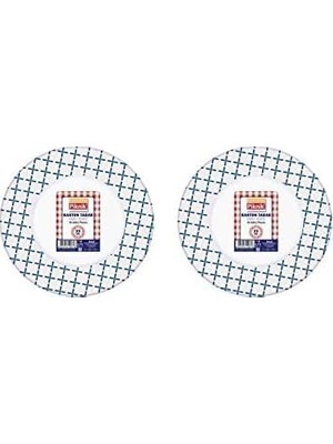Piknik Kullan-At Karton Tabak 21 cm Büyük 10'lu 1495 2li Paket