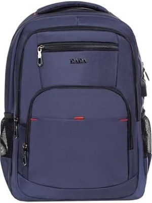 Dada 03 Laptop Dizüstü Bilgisayar Çantası 14"-15,6" Inç Ortaokul Lise Üniversite Okul Çantası Gündelik Kadın Erkek Sırt Çantası USB Type-C Aparat Darbe Emici Koruma Su Geçirmez Kumaş