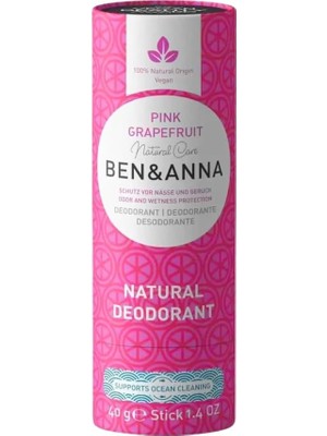 Ben&anna Ben & Anna Pink Grapefruit Vegan Deodorant Stick 40 G 94958