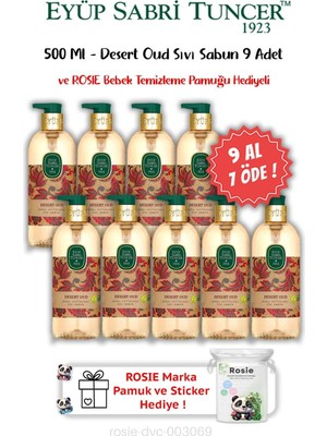 9 Al 7 Öde Desert Oud Sıvı Sabun 500 ml ve Rosıe Hediyeli