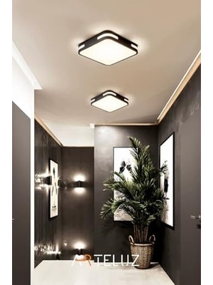 Kare Model Modern Plafonyer Avize (30X30 Cm)