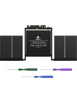 A1706 Batarya, Egoway A1819 Yedek Dizüstü Bilgisayar Bataryası MacBook Pro 13 Inç Bar A1706 Için (2016 Yıl Sonu, 2017 Yıl Ortası), Emc 3071 3163