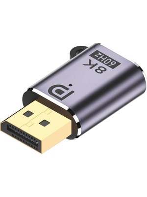 Mini Displayport To Displayport Çevirici 8k 60Hz Ultra Hd Görüntü Aktarıcı Dp Adaptör Yüksek Hızlı Stabil Bağlantı Tak Çalıştır Laptop Monitör Projeksiyon Uyumlu (ZR1220 Mini Dp To Dp)