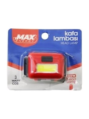 Zmax Energy MAX-3146 (Pilli) (3W Cob Led) Kafa Lambası Fener (3-Kademe Işık Ayarı- Flaşör) (4.5V) (120LÜMEN)*360