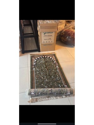 Çağrı Yeşil Ravza Halı Seccade 70*110 cm