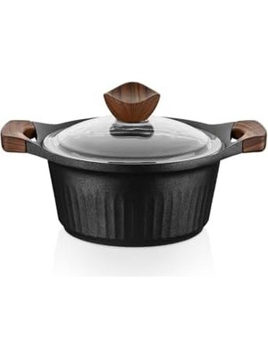 Cem Wood 7 Parça Set (TENCERE20+24/K.YARIK26/TAVA26)