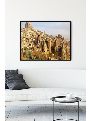 (PSTER13624) Kapadokya Manzara Çerçeveli Tablo 2 (40X50CM)