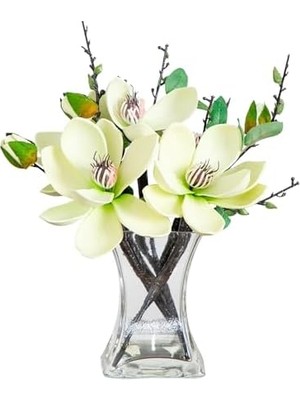 Natural Magnolien-Arrangement Mit Vase