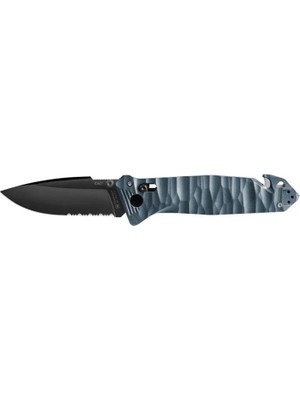 Tb Outdoor Cac S200 G10 Saplı Tırtıklı Çakı (Mavi)