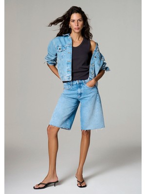 Mavi NICA SHORT Iconic Açık Mavi Jean Şort 1417236-A4111